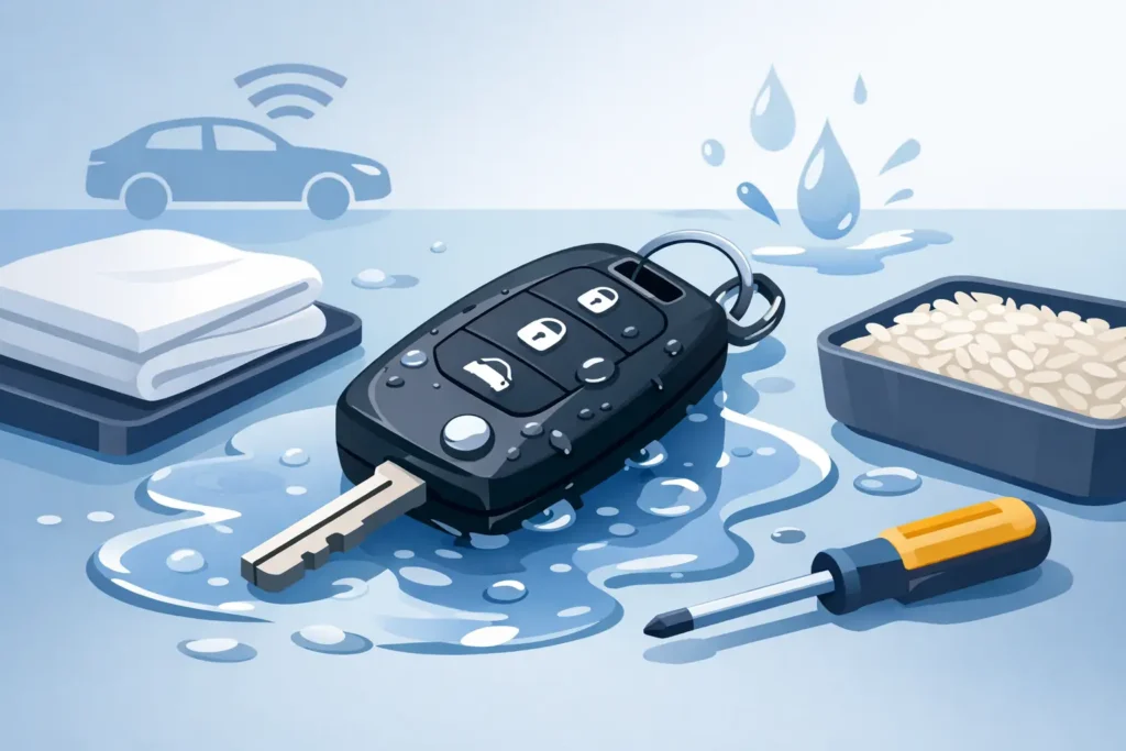 Key Fob Water Damage Fix: What to Do First