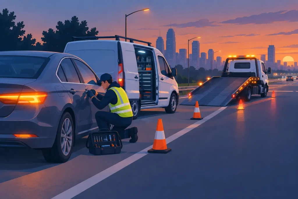 Mobile Locksmith Versus Vehicle Towing - Which First?